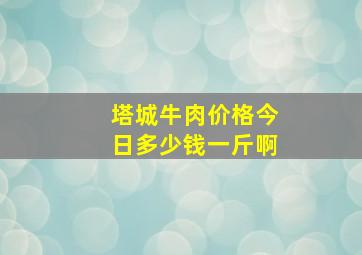 塔城牛肉价格今日多少钱一斤啊