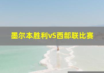 墨尔本胜利vS西部联比赛