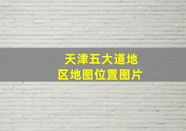 天津五大道地区地图位置图片