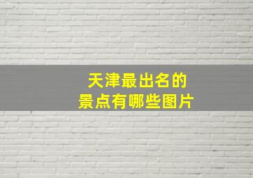 天津最出名的景点有哪些图片