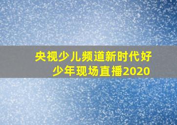 央视少儿频道新时代好少年现场直播2020