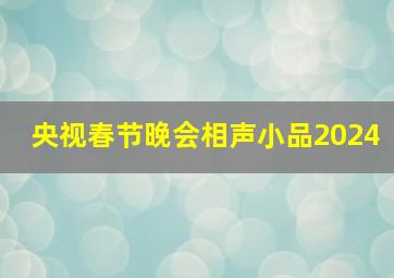 央视春节晚会相声小品2024