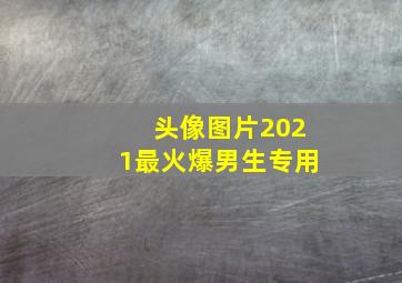 头像图片2021最火爆男生专用