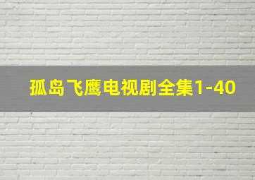 孤岛飞鹰电视剧全集1-40