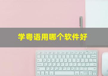 学粤语用哪个软件好