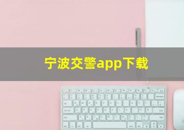 宁波交警app下载