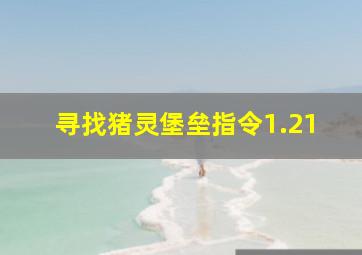 寻找猪灵堡垒指令1.21