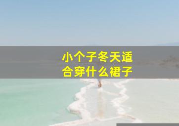 小个子冬天适合穿什么裙子