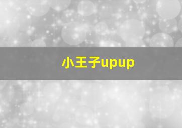 小王子upup