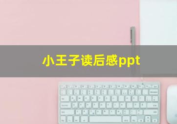 小王子读后感ppt