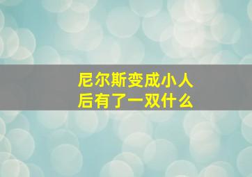 尼尔斯变成小人后有了一双什么