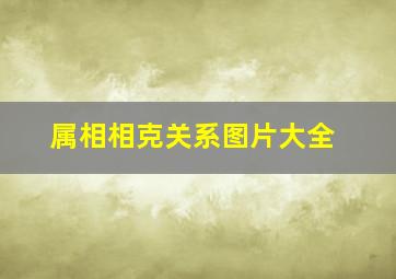 属相相克关系图片大全