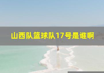 山西队篮球队17号是谁啊