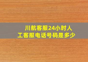 川航客服24小时人工客服电话号码是多少