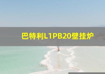 巴特利L1PB20壁挂炉