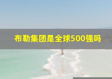 布勒集团是全球500强吗