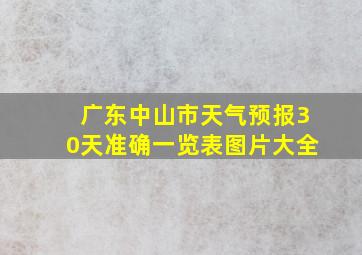 广东中山市天气预报30天准确一览表图片大全