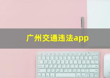 广州交通违法app