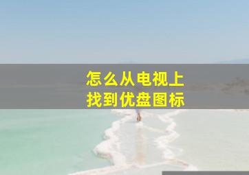 怎么从电视上找到优盘图标