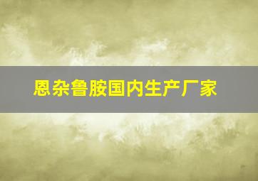 恩杂鲁胺国内生产厂家