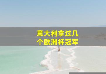 意大利拿过几个欧洲杯冠军