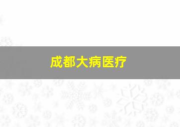 成都大病医疗