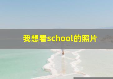 我想看school的照片