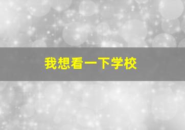 我想看一下学校