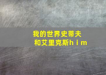 我的世界史蒂夫和艾里克斯hⅰm