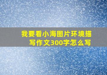 我要看小海图片环境描写作文300字怎么写