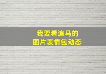 我要看追马的图片表情包动态