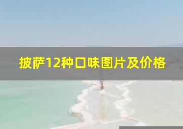 披萨12种口味图片及价格