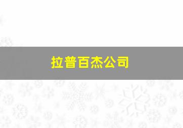 拉普百杰公司