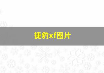 捷豹xf图片