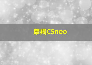 摩羯CSneo