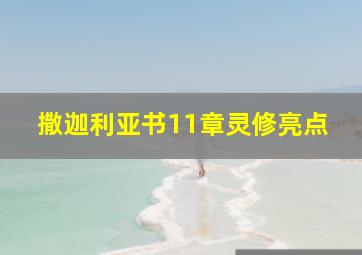 撒迦利亚书11章灵修亮点