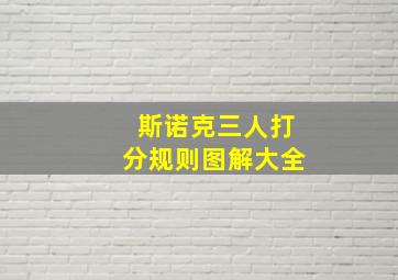 斯诺克三人打分规则图解大全