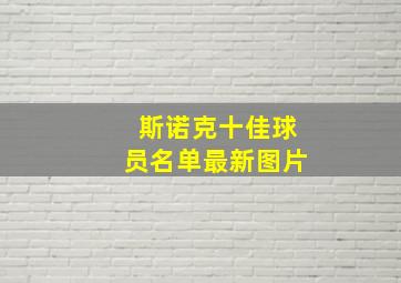 斯诺克十佳球员名单最新图片