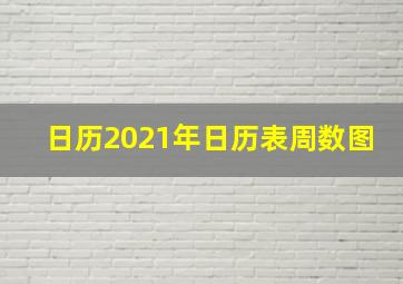 日历2021年日历表周数图