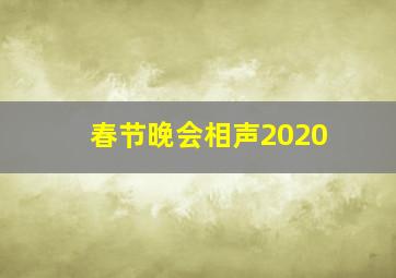 春节晚会相声2020