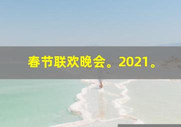 春节联欢晚会。2021。