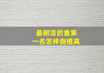 最耐活的鱼第一名怎样倒模具