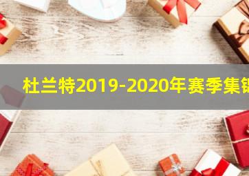 杜兰特2019-2020年赛季集锦