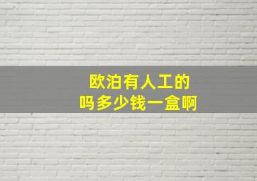 欧泊有人工的吗多少钱一盒啊