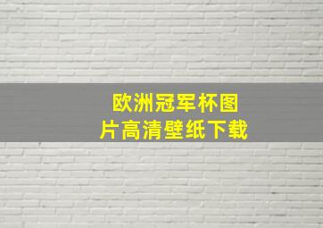 欧洲冠军杯图片高清壁纸下载