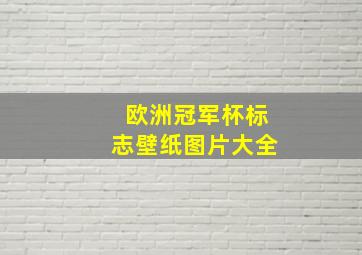 欧洲冠军杯标志壁纸图片大全