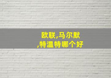 欧联,马尔默,特温特哪个好