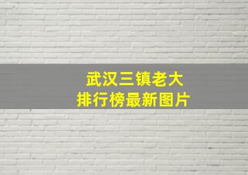 武汉三镇老大排行榜最新图片