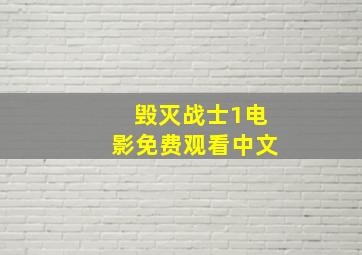 毁灭战士1电影免费观看中文