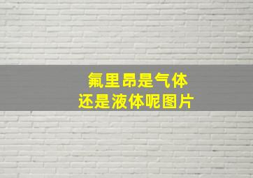 氟里昂是气体还是液体呢图片